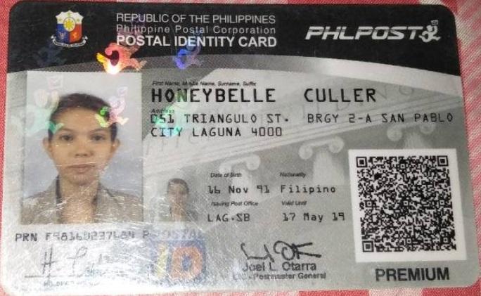 Honeybelle Culler Postal ID
